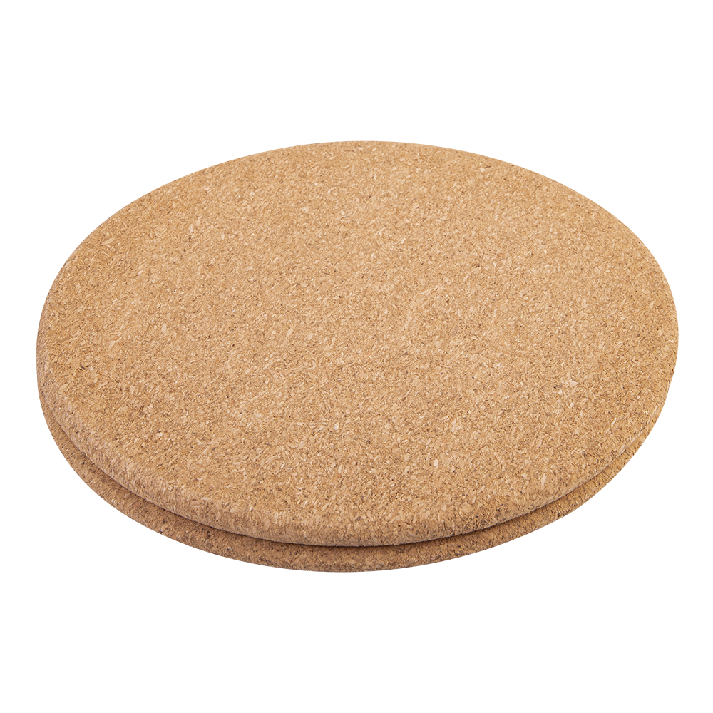 Appetito Round Cork Trivets 20cm Set 2