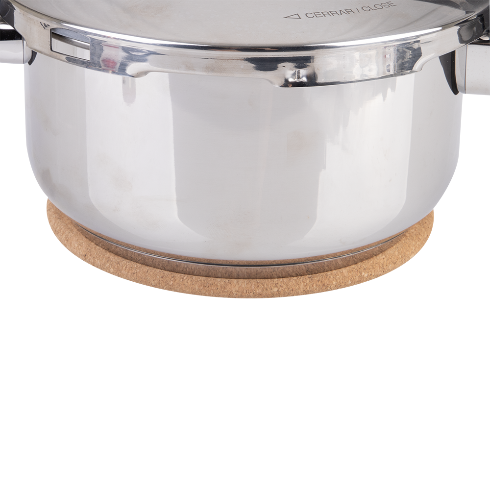 Appetito Round Cork Trivets 20cm Set 2