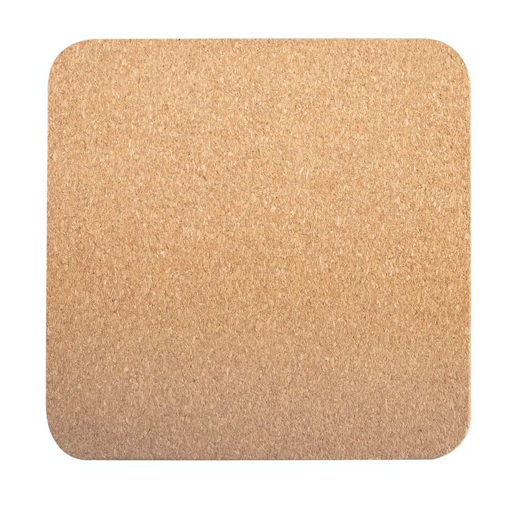 Appetito Square Cork Trivets 20 x 20cm Set 2