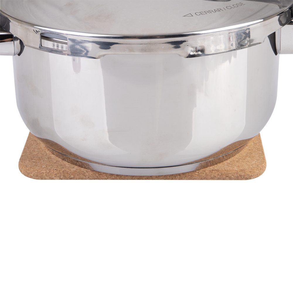 Appetito Square Cork Trivets 20 x 20cm Set 2