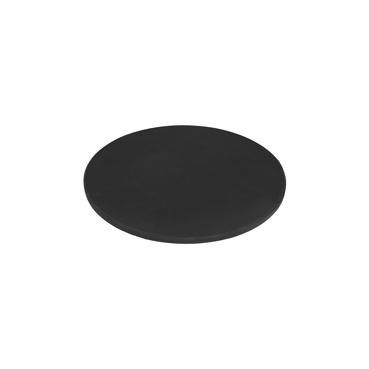 Chef Inox Cutting Board Polyethylene Round Black 350x13mm