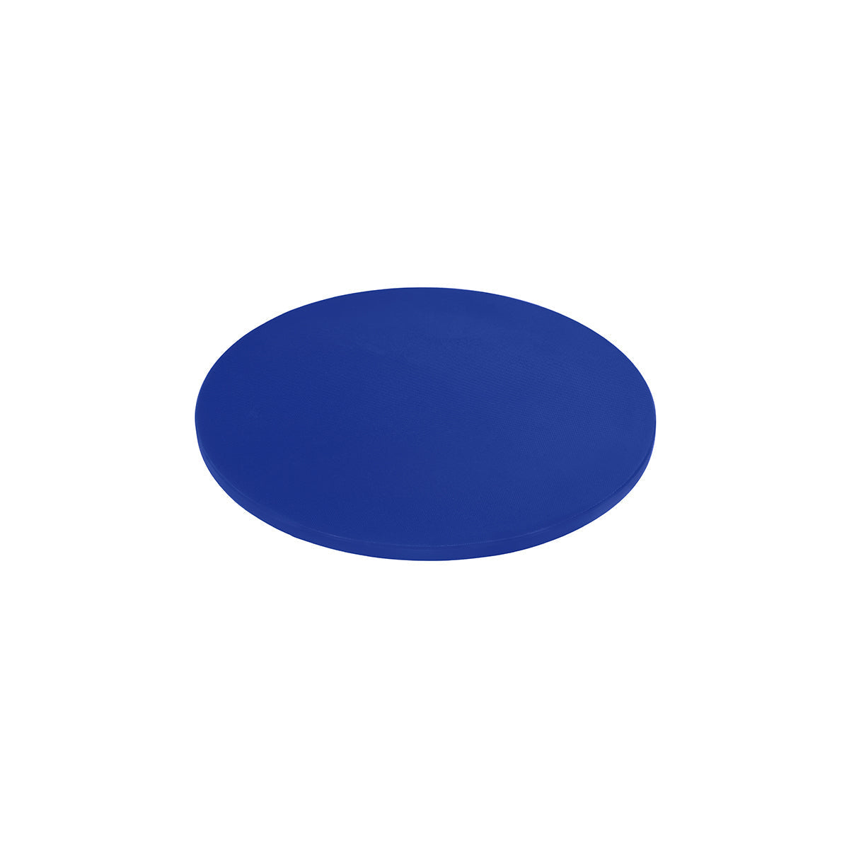 Chef Inox Cutting Board Polyethylene Round Blue 350x13mm