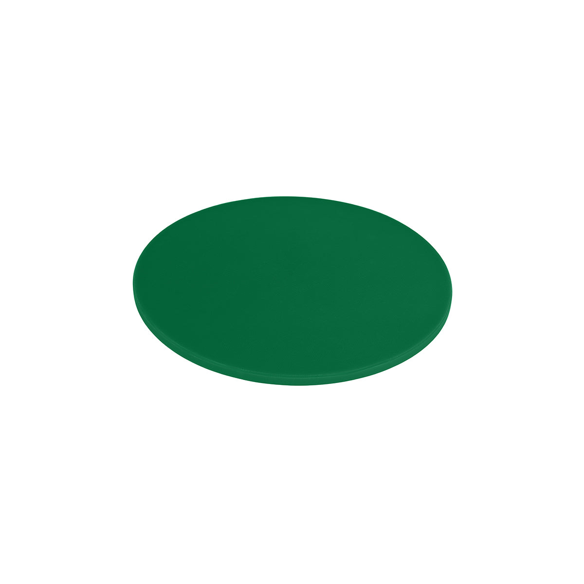 Chef Inox Cutting Board Polyethylene Round Green 350x13mm