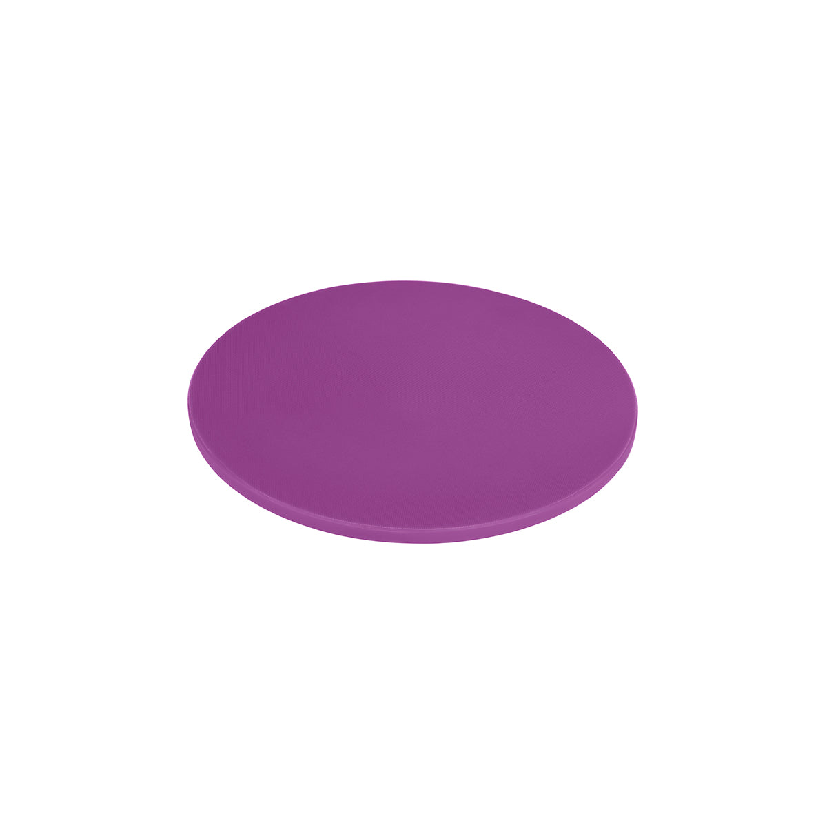 Chef Inox Cutting Board Polyethylene Round Purple 350x13mm