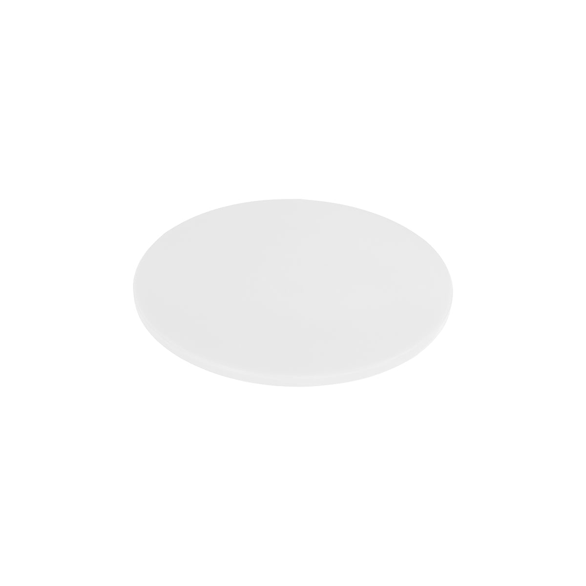 Chef Inox Cutting Board Polyethylene Round White 350x13mm