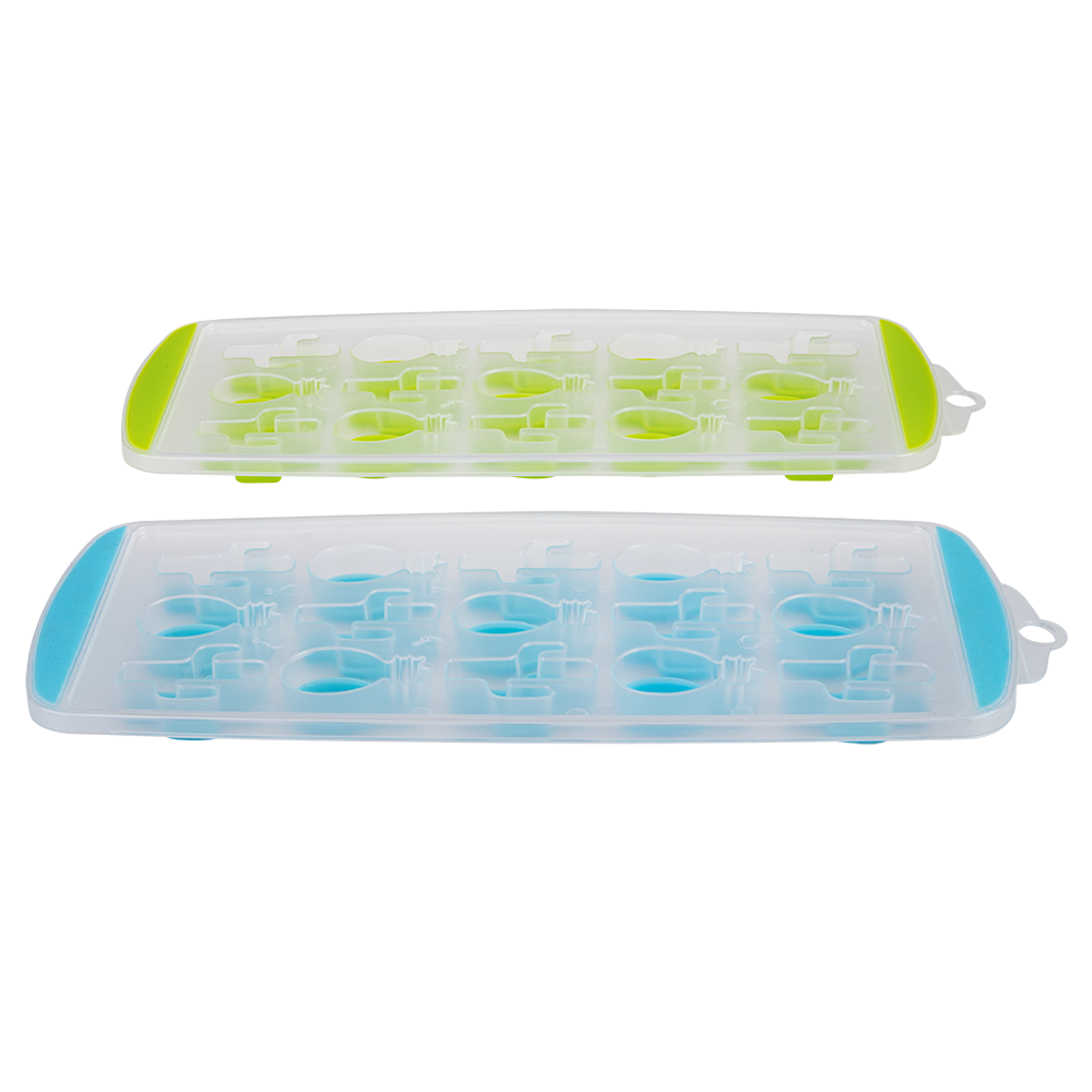 Appetito Easy Release 15 Cube Pineapple/Cactus Ice Tray Set 2
