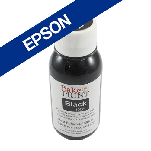 Bake Print Epson Edible Ink Refill Bottle Black 100ml