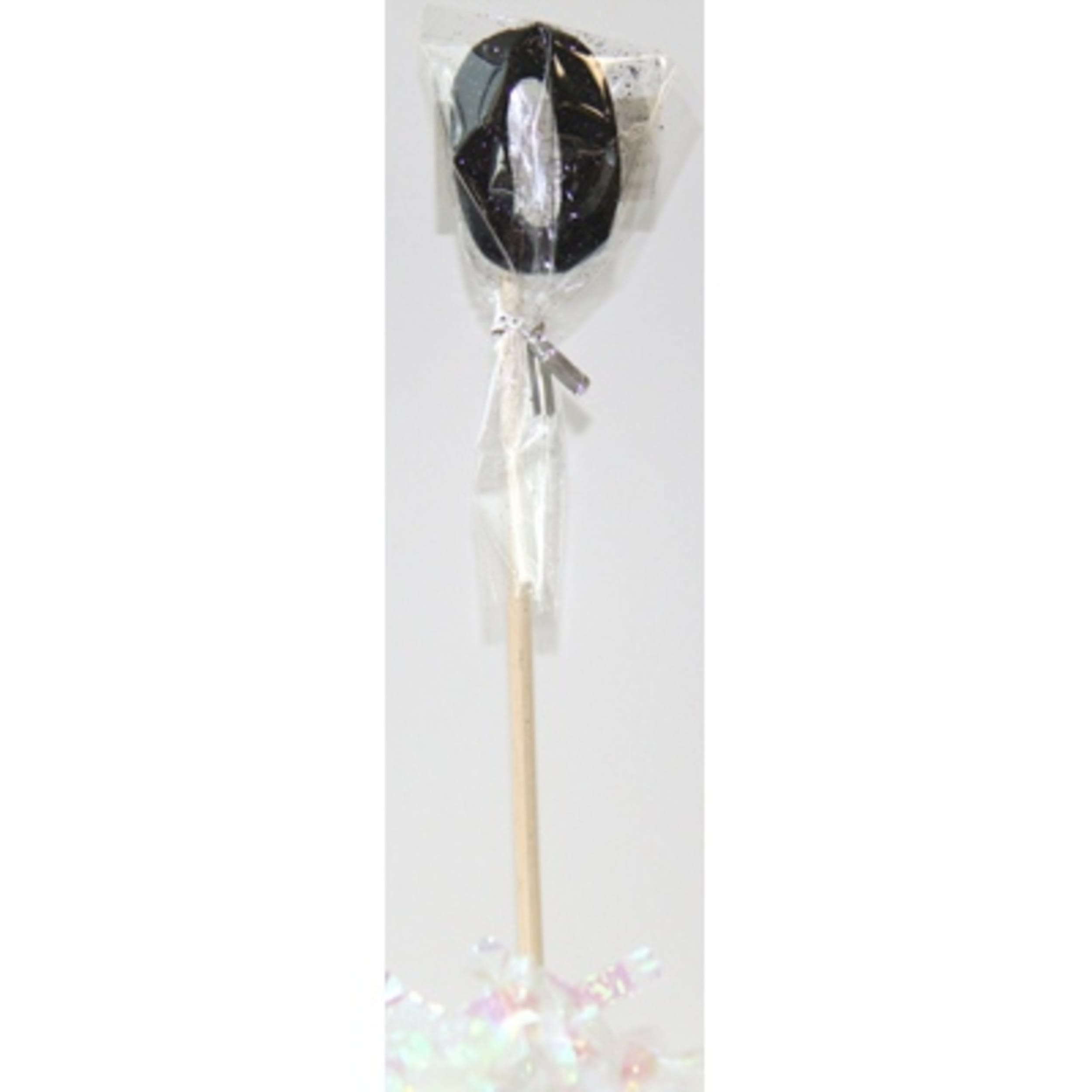 Occasions Black Glitter Long Stick Candle #0