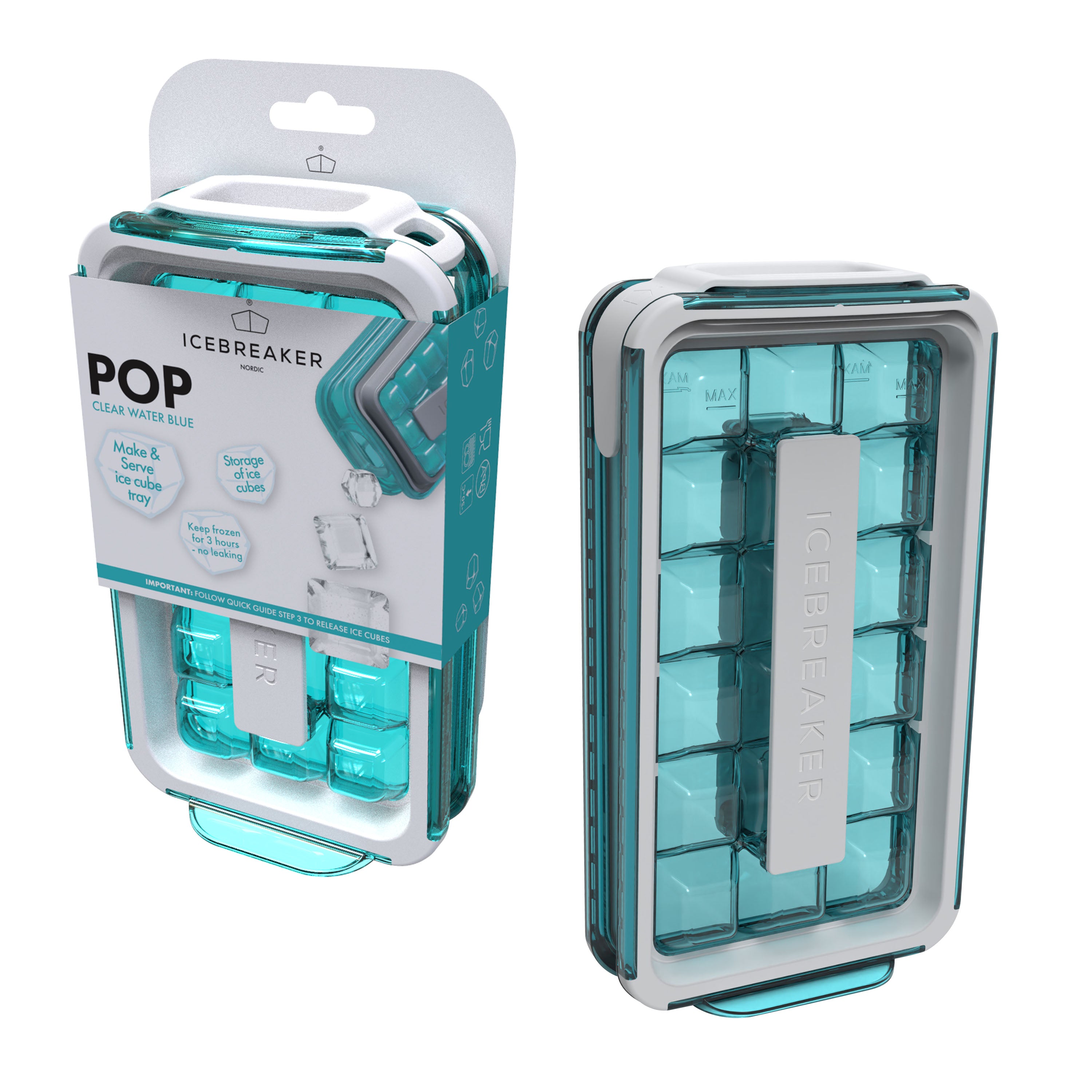 Icebreaker® Pop Ice Maker 2.0 – Clear Water Blue