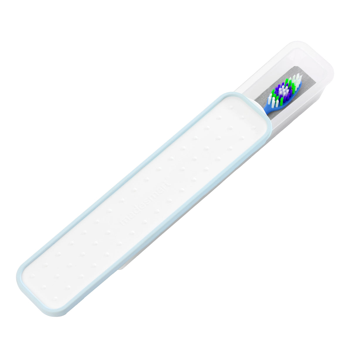 Madesmart Drying Stone Toothbrush Travel Case - Blue
