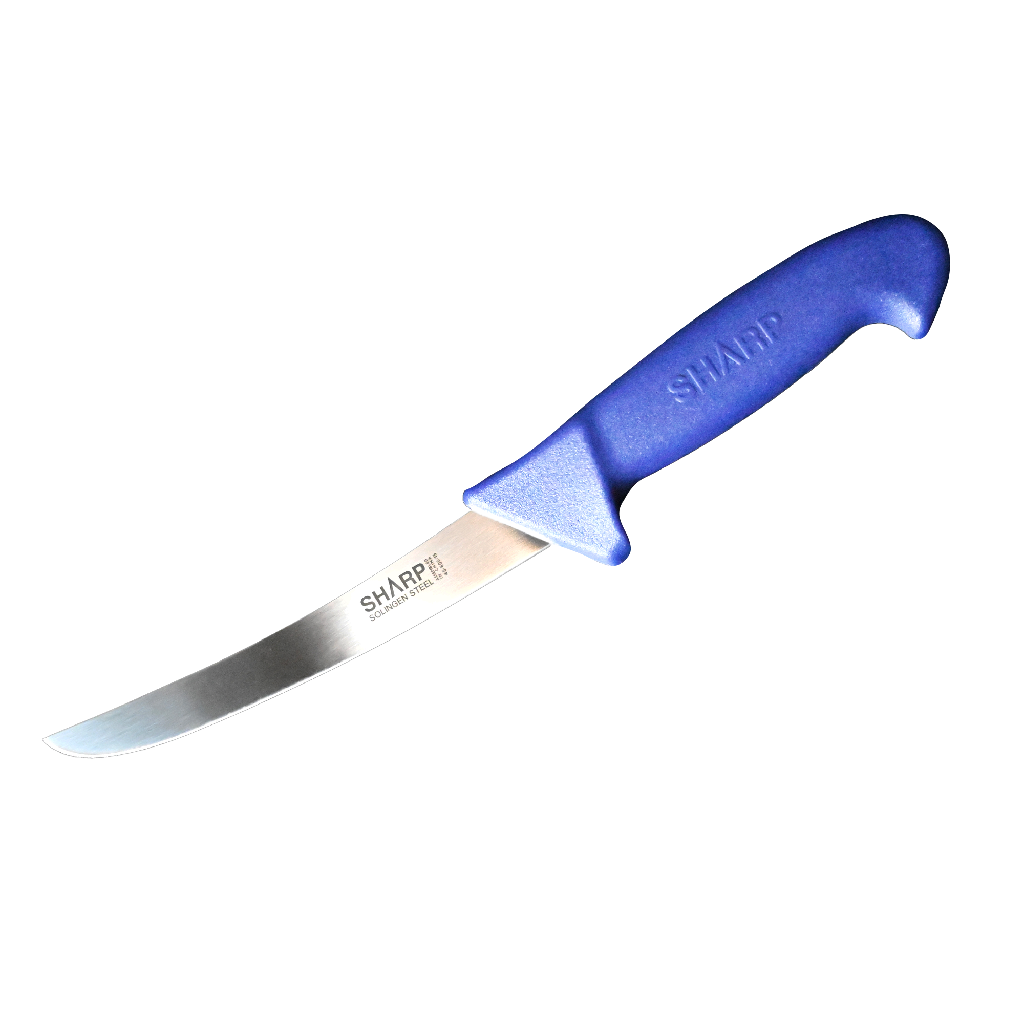 SHARP Boning Knife  Wide Curved Blade  15cm - Blue