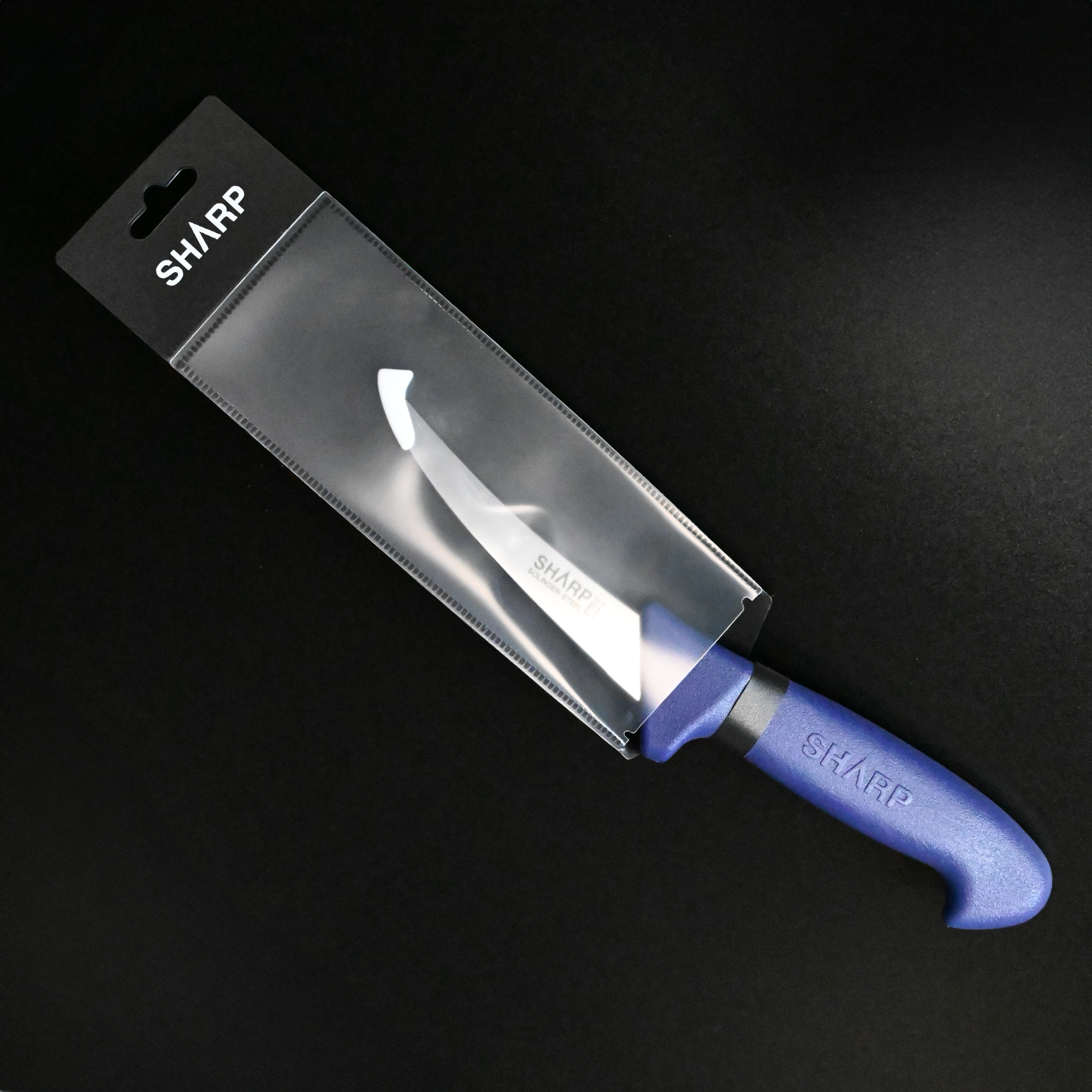 SHARP Boning Knife Narrow Curved Blade  12cm - Blue