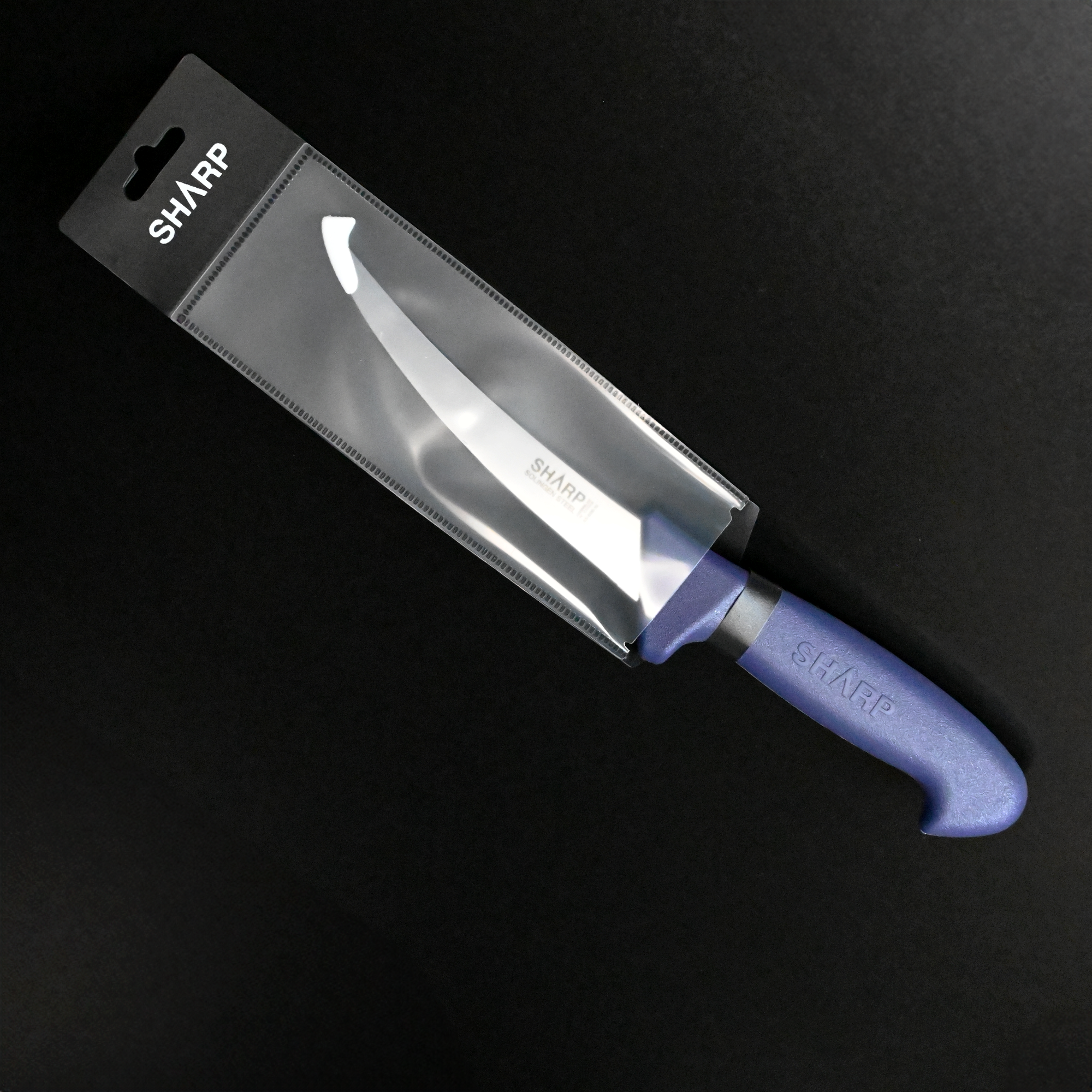 SHARP Boning Knife  Narrow Curved Blade  15cm - Blue
