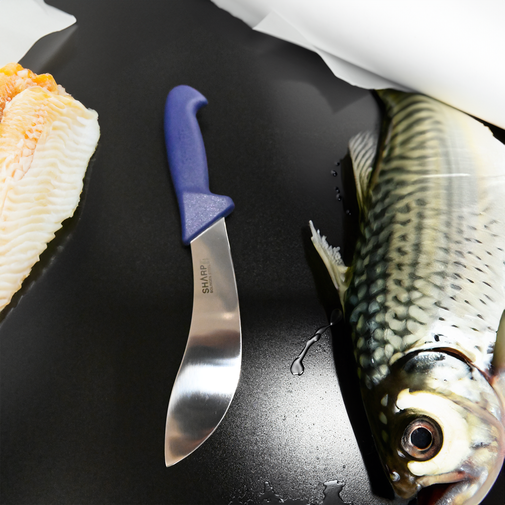 SHARP Skinning Knife  15cm - Blue