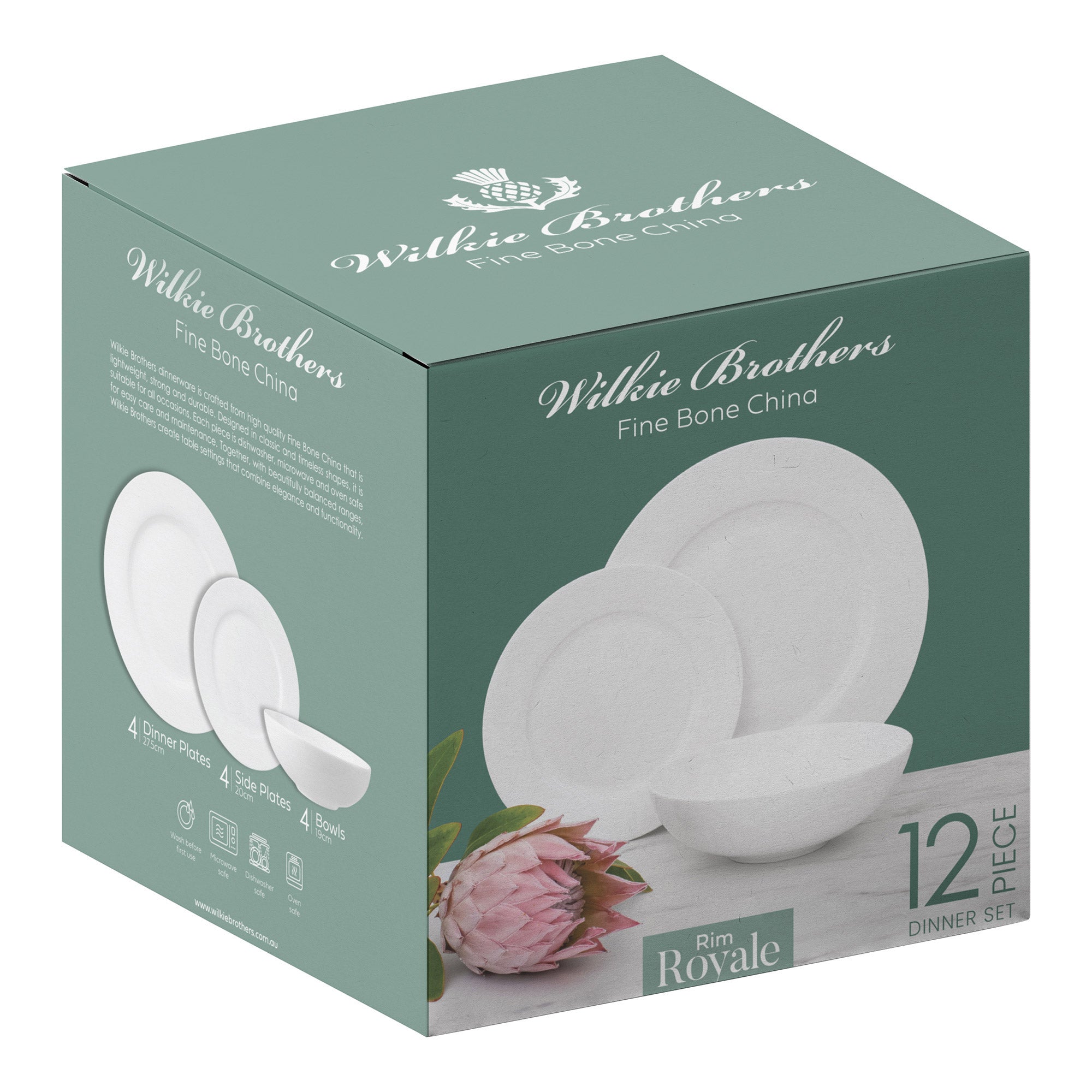 Wilkie Brothers Rim 12pce Dinner Set