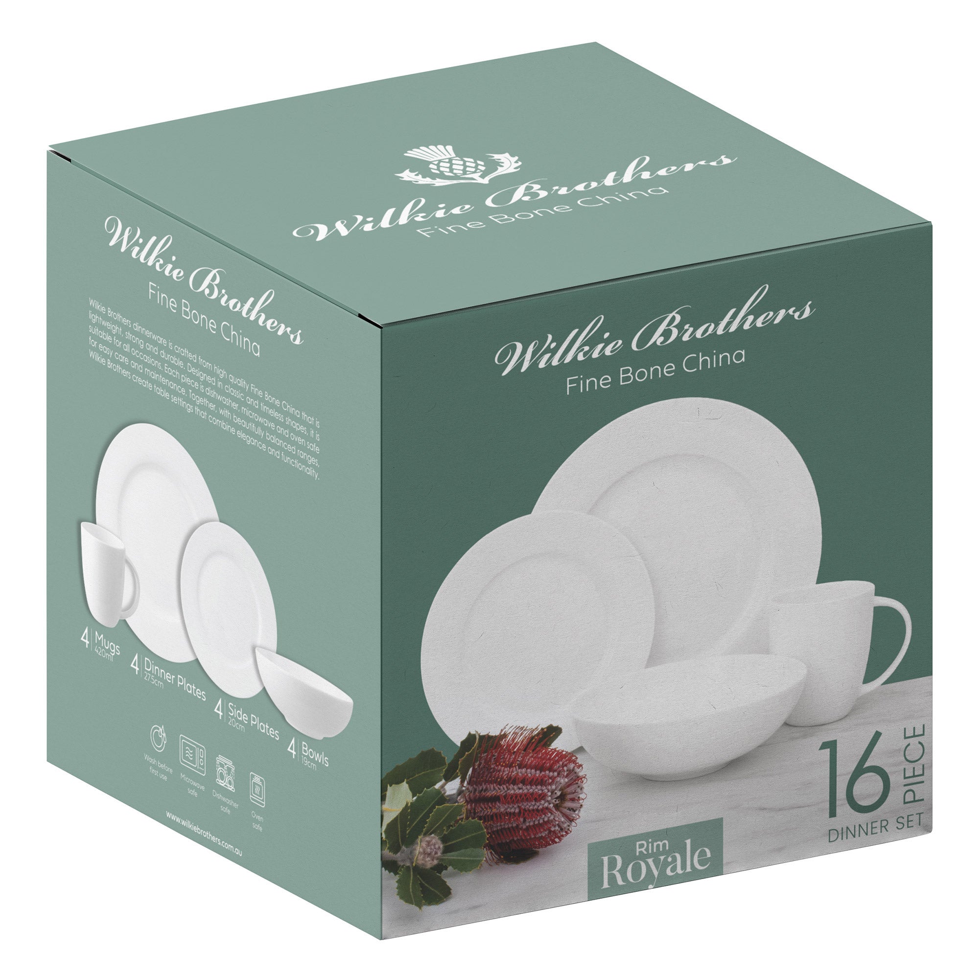 Wilkie Brothers Rim 16pce Dinner Set