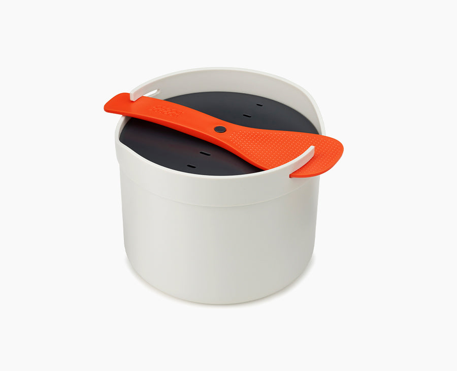 Joseph Joseph M-Cuisine Microwave Rice And Grain Cooker - Stone/Orange