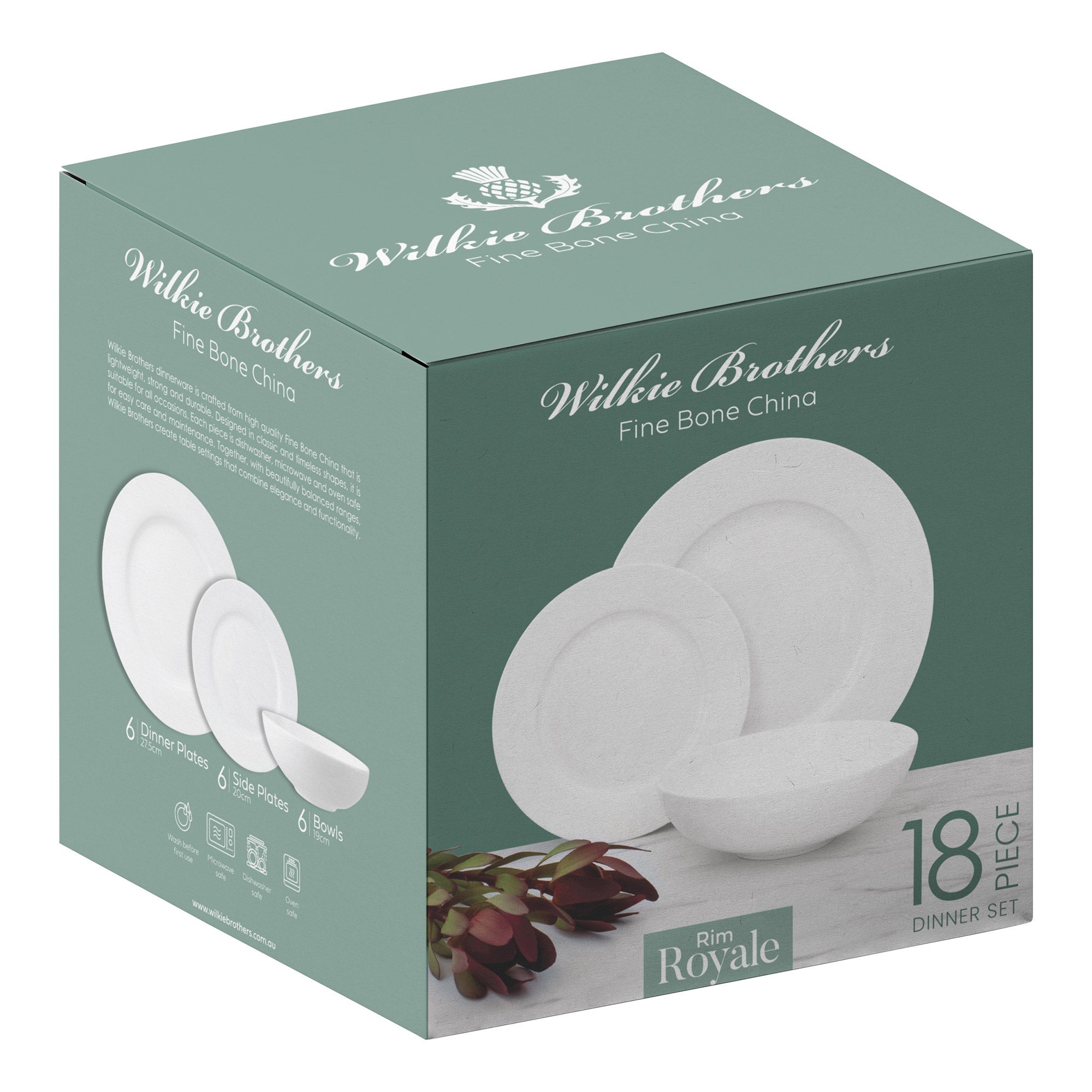 Wilkie Brothers Rim 18pce Dinner Set