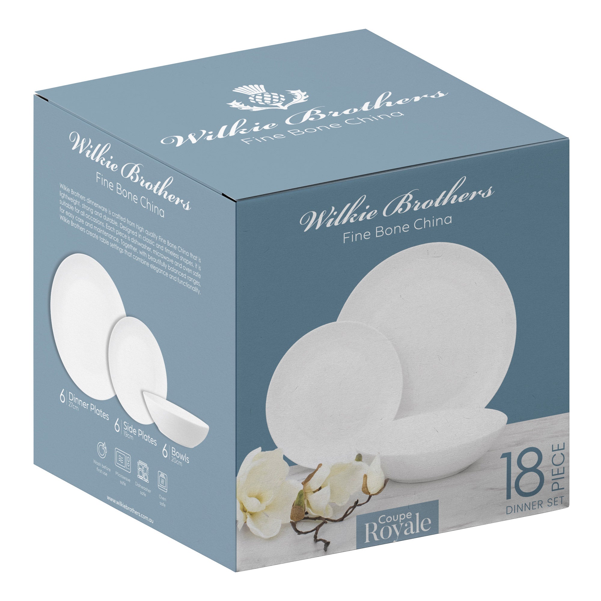 Wilkie Brothers Coupe 18pce Dinner Set