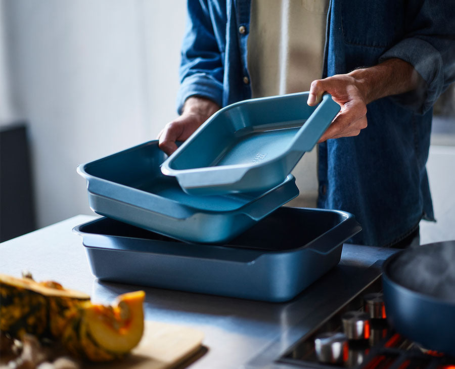 Joseph Joseph Space 15 Cm (1.4 Qt) Non-Stick Saucepan With Folding  Handle And Lid