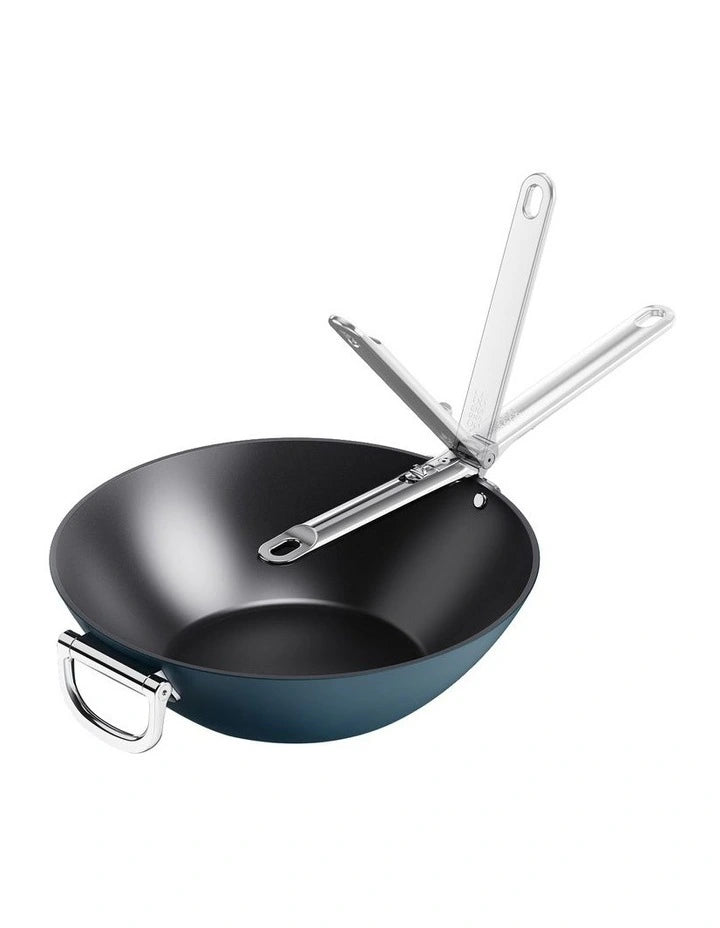 Joseph Joseph Space 32 Cm (12.5") Non-Stick Wok With Folding Handle