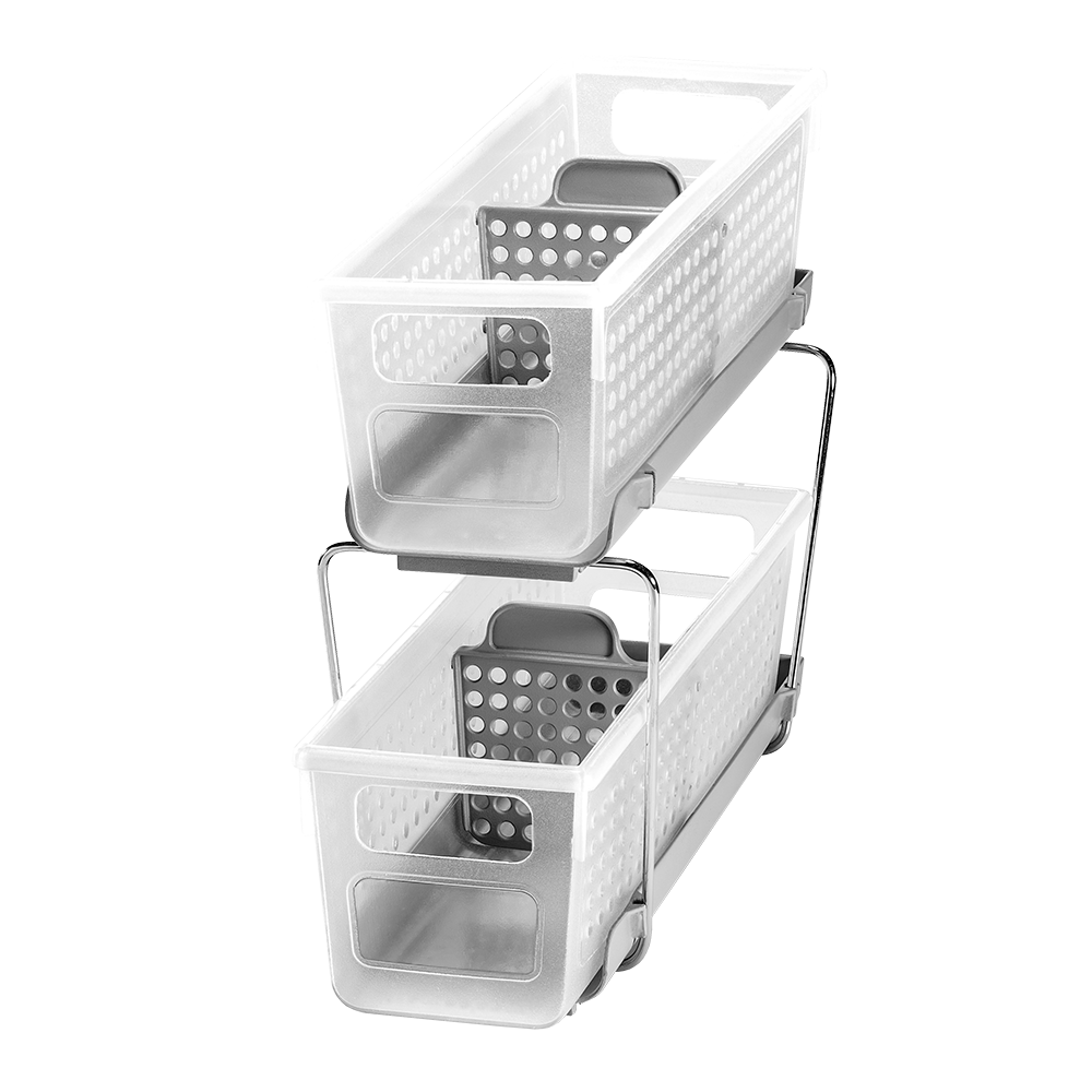 Madesmart Mini 2-Tier Organiser - Grey