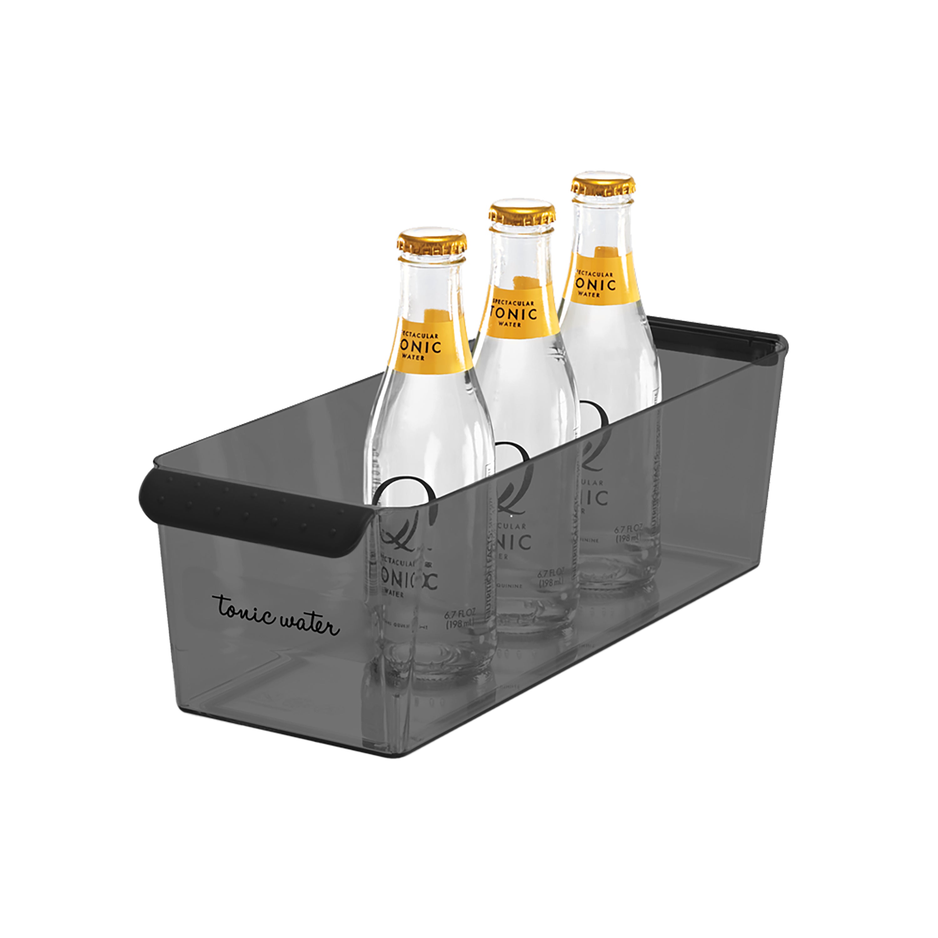 Madesmart Narrow Deep Bin 36.2 x 12.7 x 10.5cm - Carbon