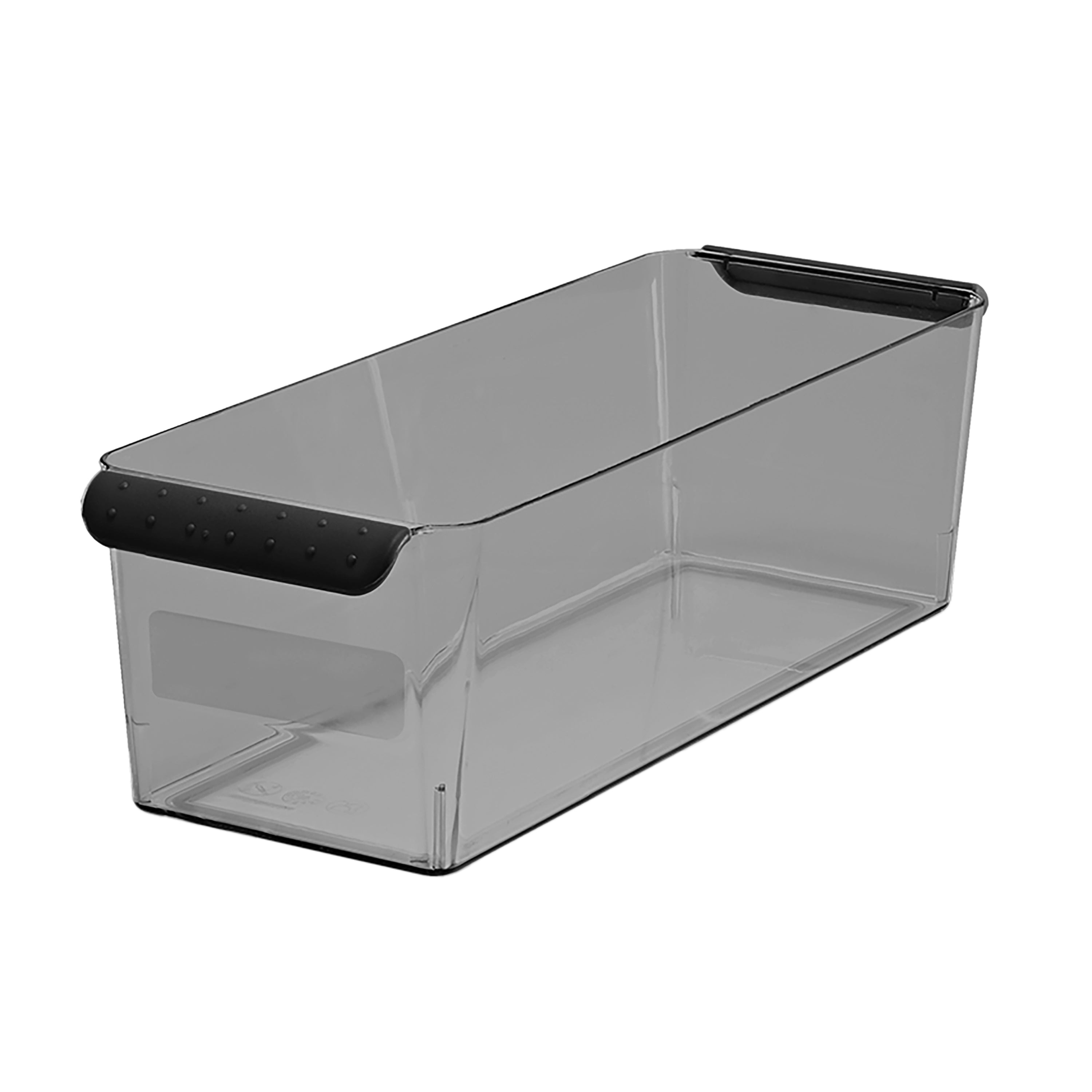 Madesmart Narrow Deep Bin 36.2 x 12.7 x 10.5cm - Carbon