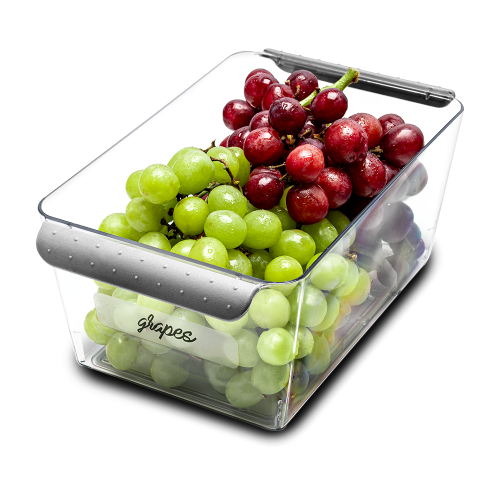 Madesmart Short Deep Bin 25.5 x 15.2 x 10.6cm - Grey