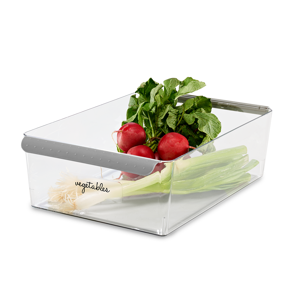 Madesmart Wide Deep Bin 36.2 x 22.9 x 10.5cm - Grey