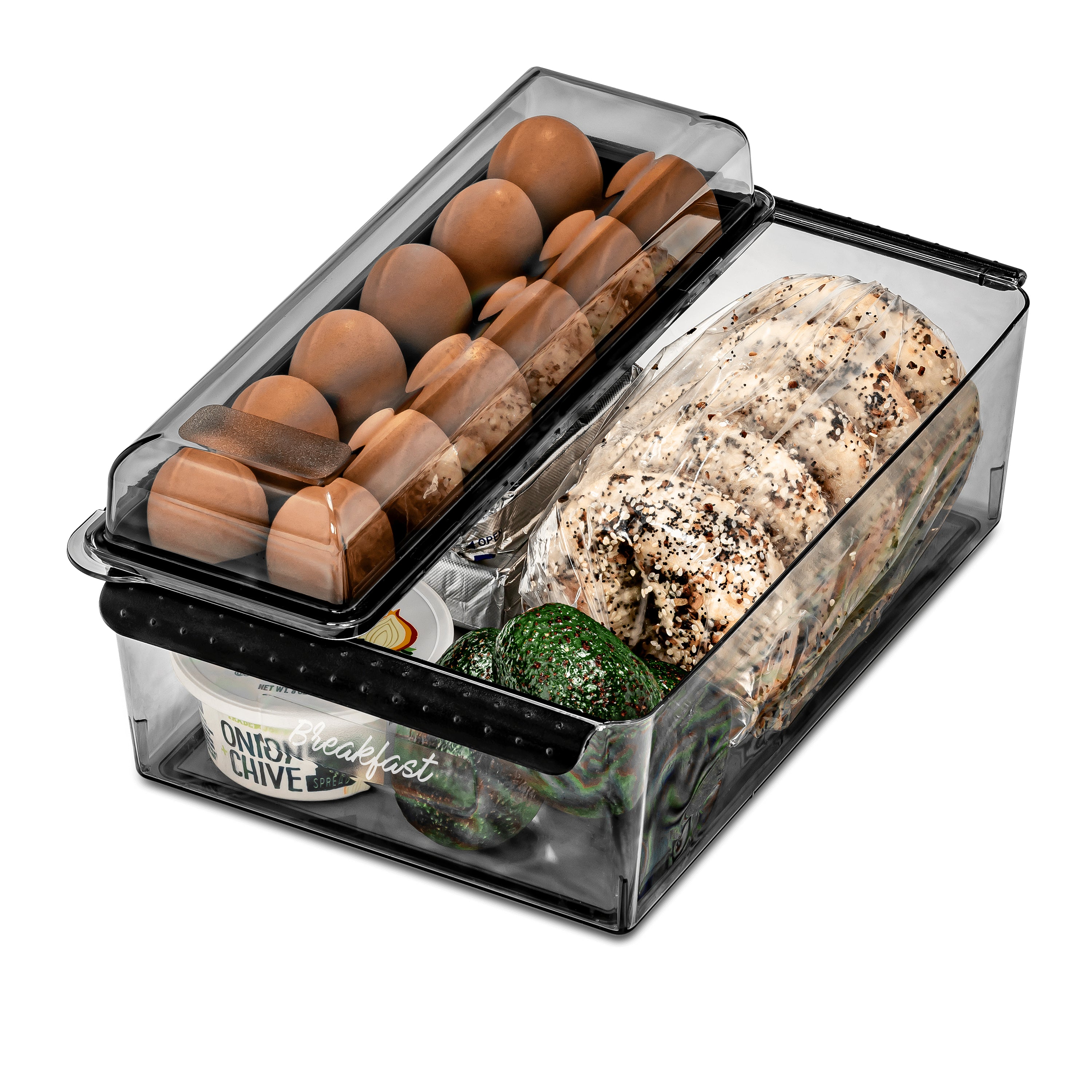 Madesmart Wide Deep Bin 36.2 x 22.9 x 10.5cm - Carbon