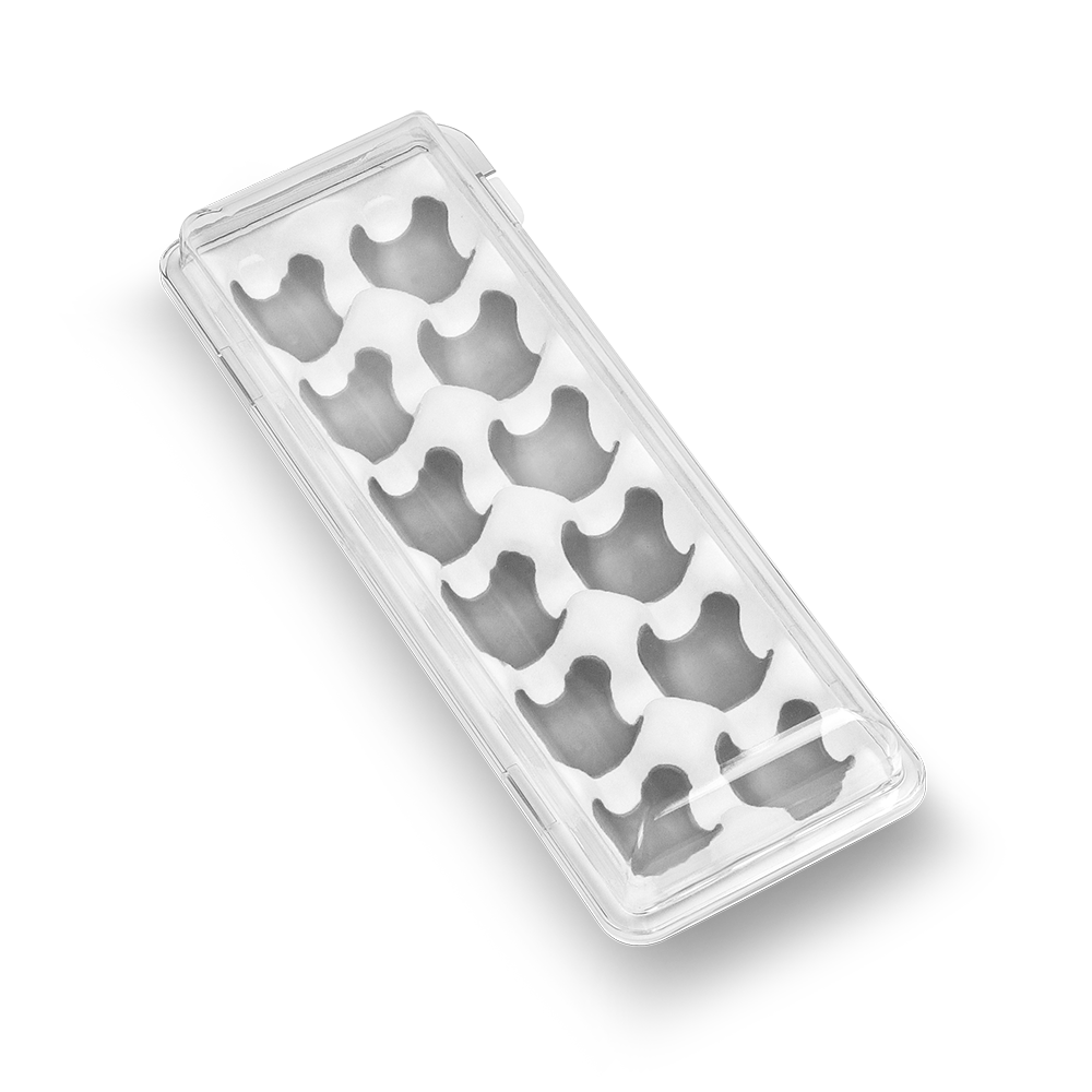 Madesmart 12 Egg Holder with Snap-On Lid - Grey