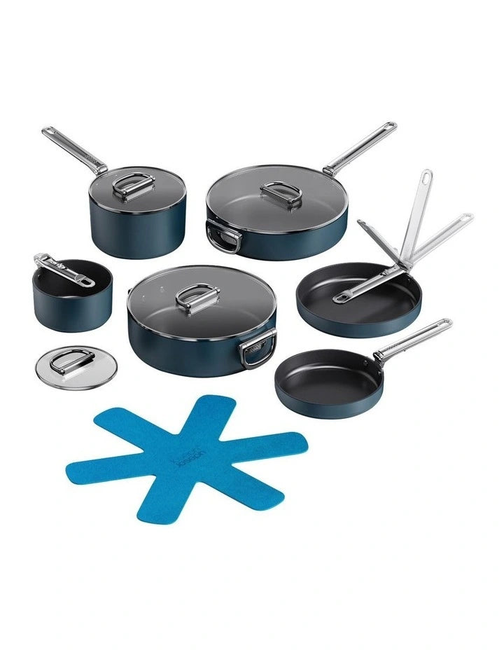 Joseph Joseph Space 6-Piece Non-Stick Cookware Set With Folding Handles