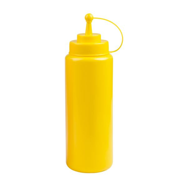 Trenton Squeeze Bottle with Cap (1.0lt - Yellow)