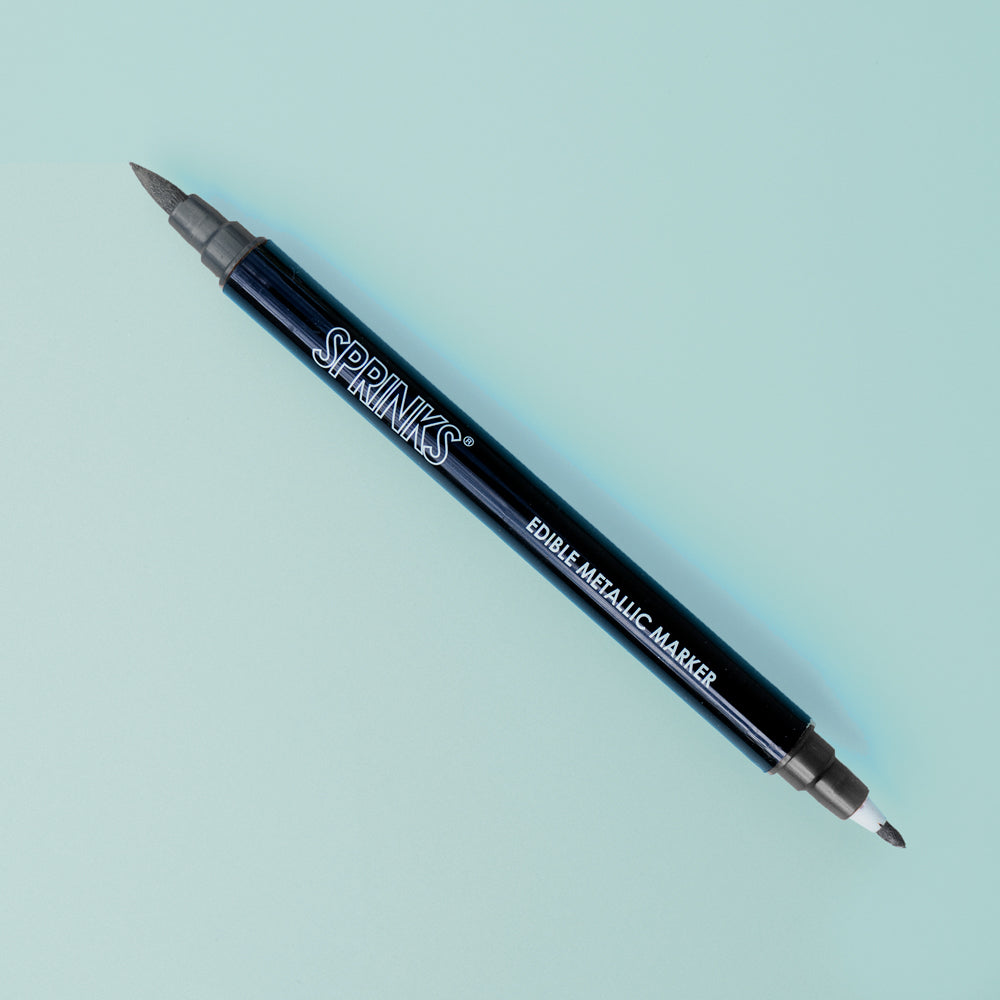 Sprinks Edible Metallic Pen Gunmetal