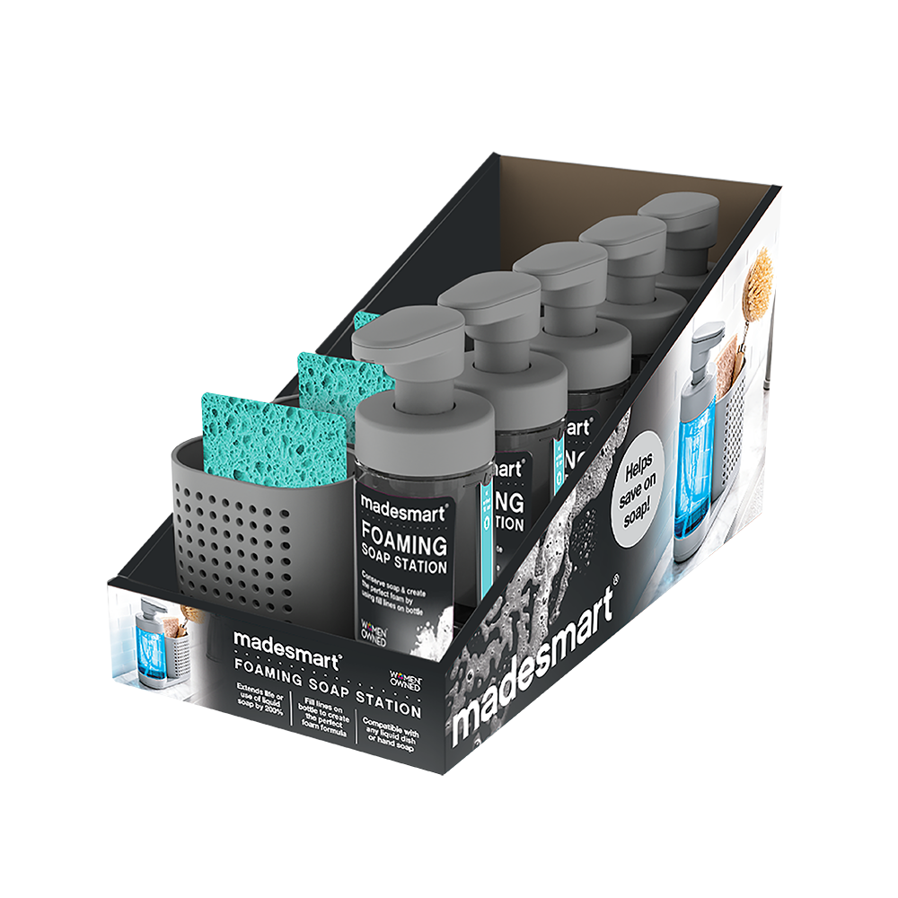 Madesmart Foaming Soap Station - Grey