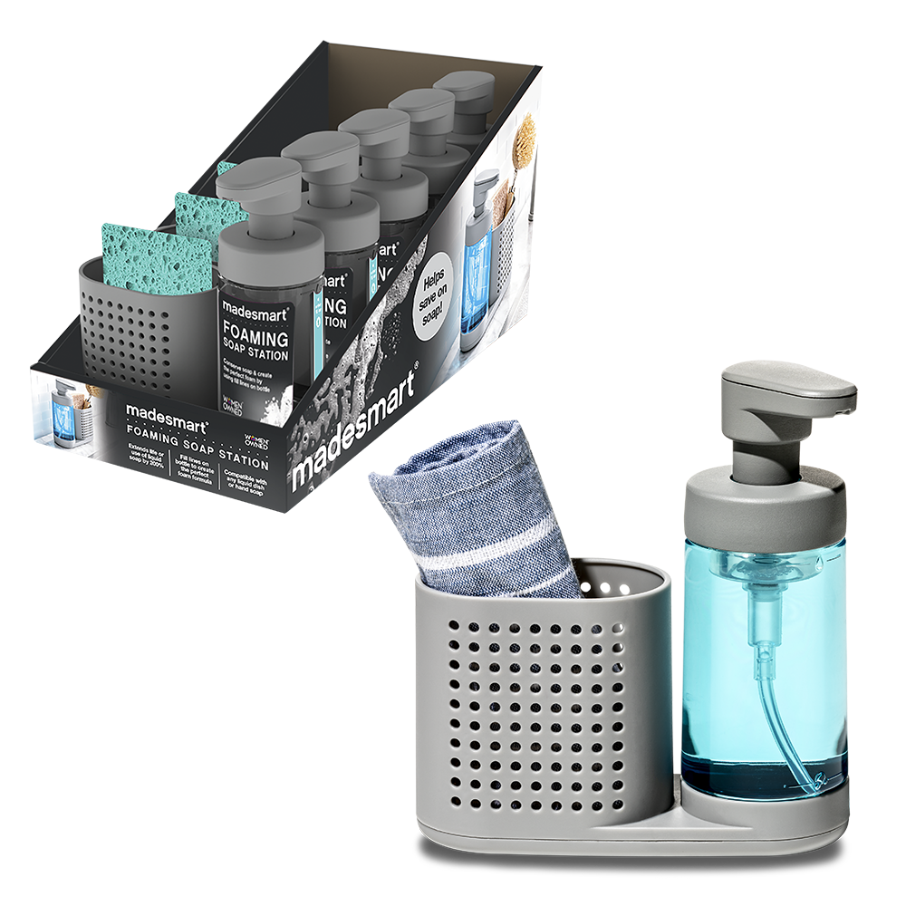 Madesmart Foaming Soap Station - Grey