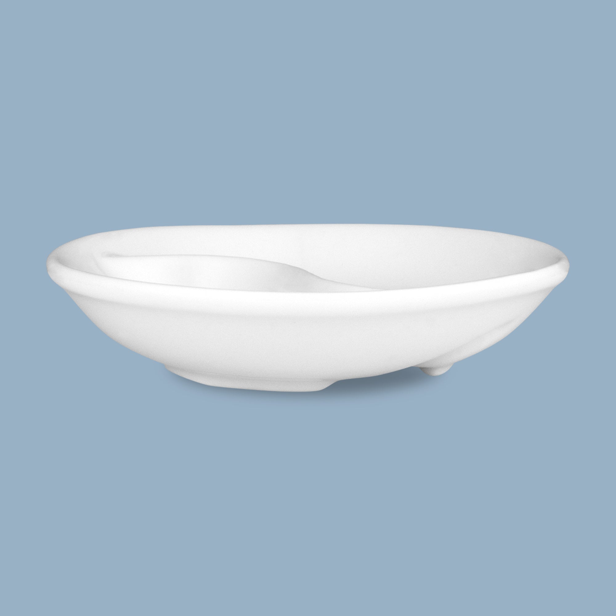 Wilkie Brothers Round Divided Sauce Dish, 10cm