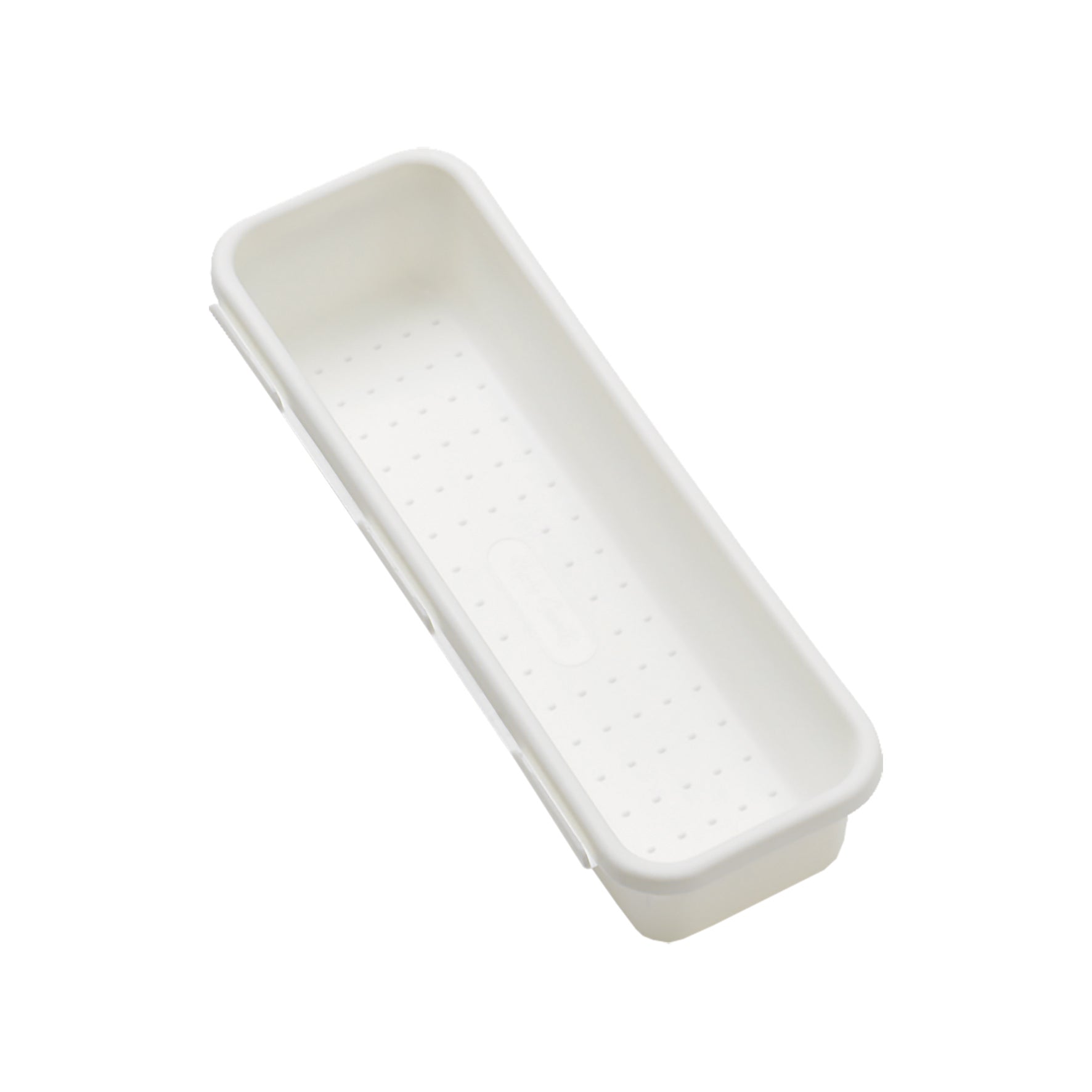 Madesmart Small Narrow Interlocking Bin 23.5 x 8.1 x 4.9cm - White