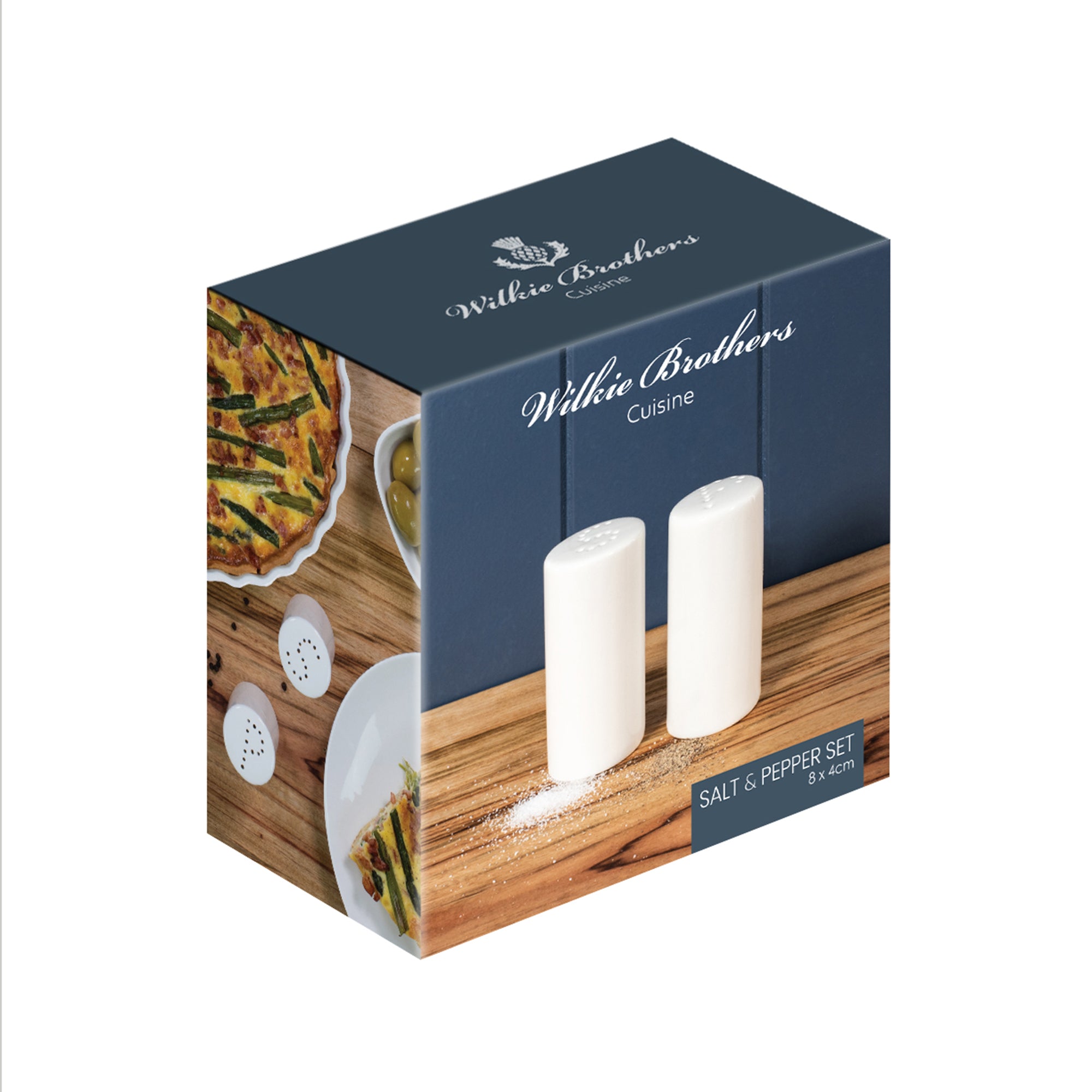 Wilkie Brothers Salt & Pepper Set, 8cm