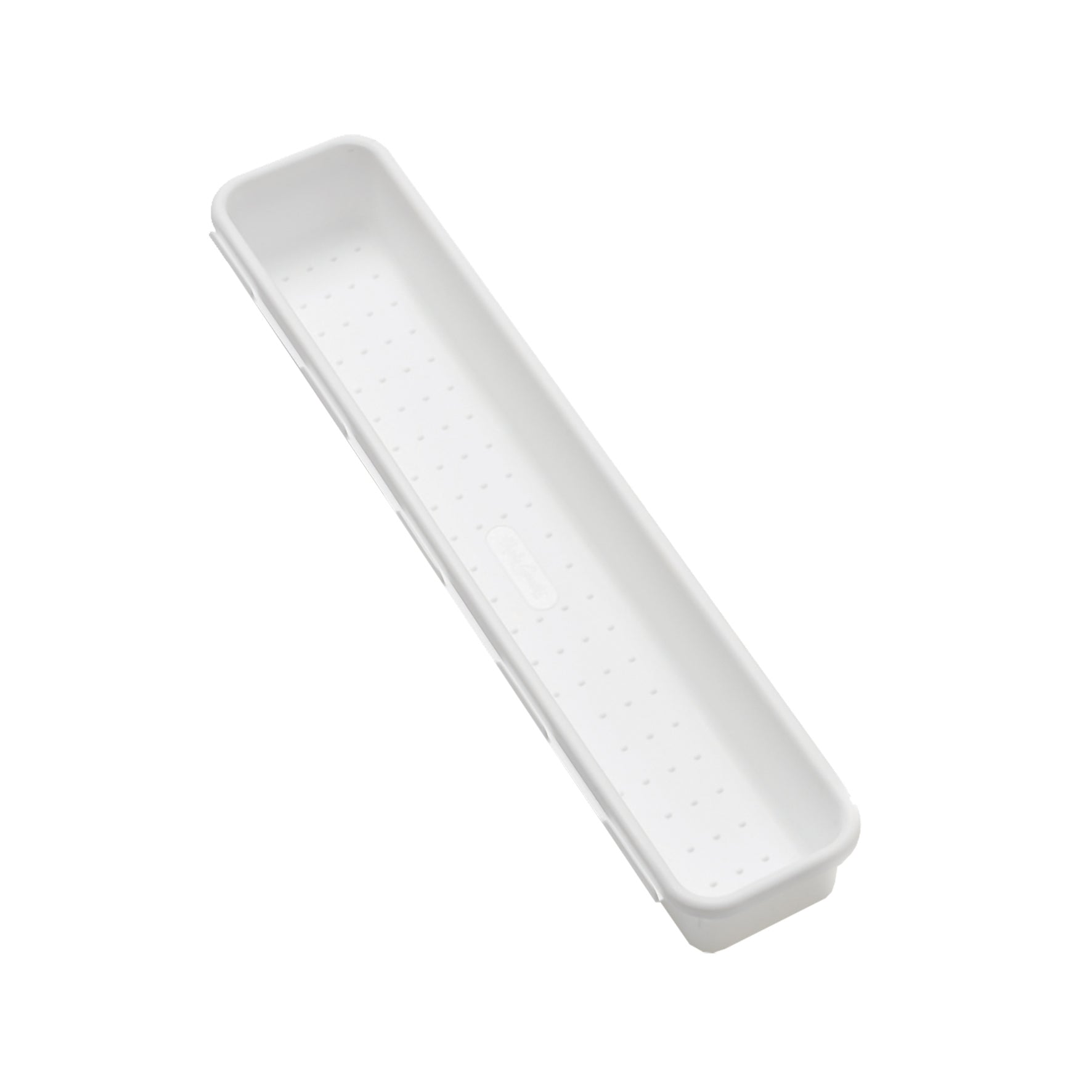 Madesmart Large Narrow Interlocking Bin 39.4 x 8.1 x 4.9cm - White