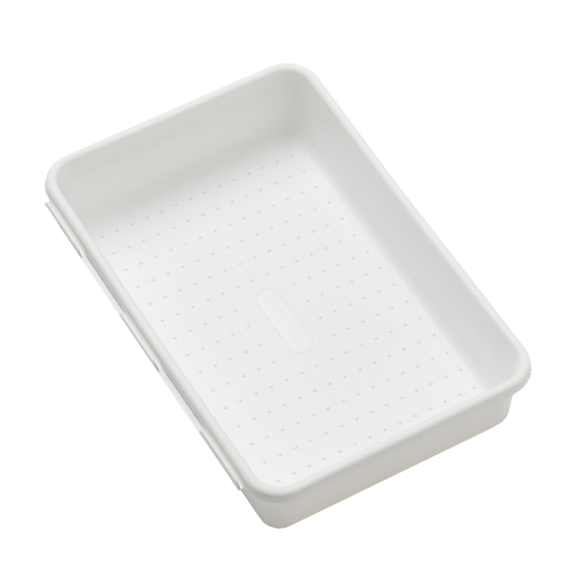 Madesmart Small Wide Interlocking Bin 23.5 x 15.9 x 4.9cm - White