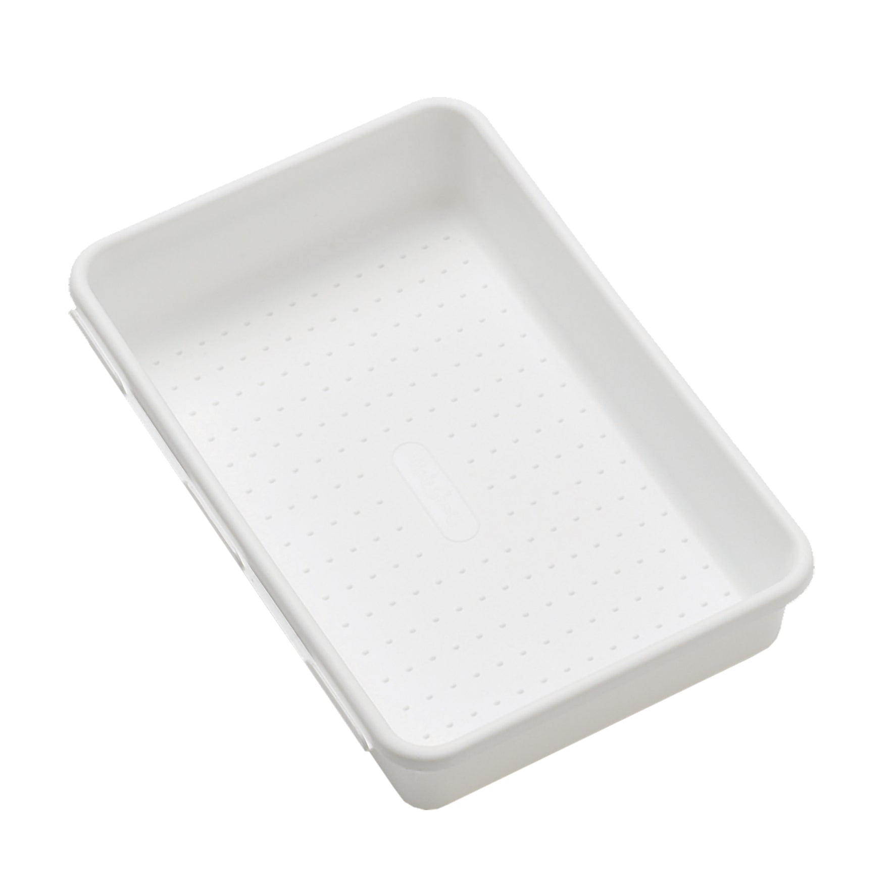 Madesmart Small Wide Interlocking Bin 23.5 x 15.9 x 4.9cm - White