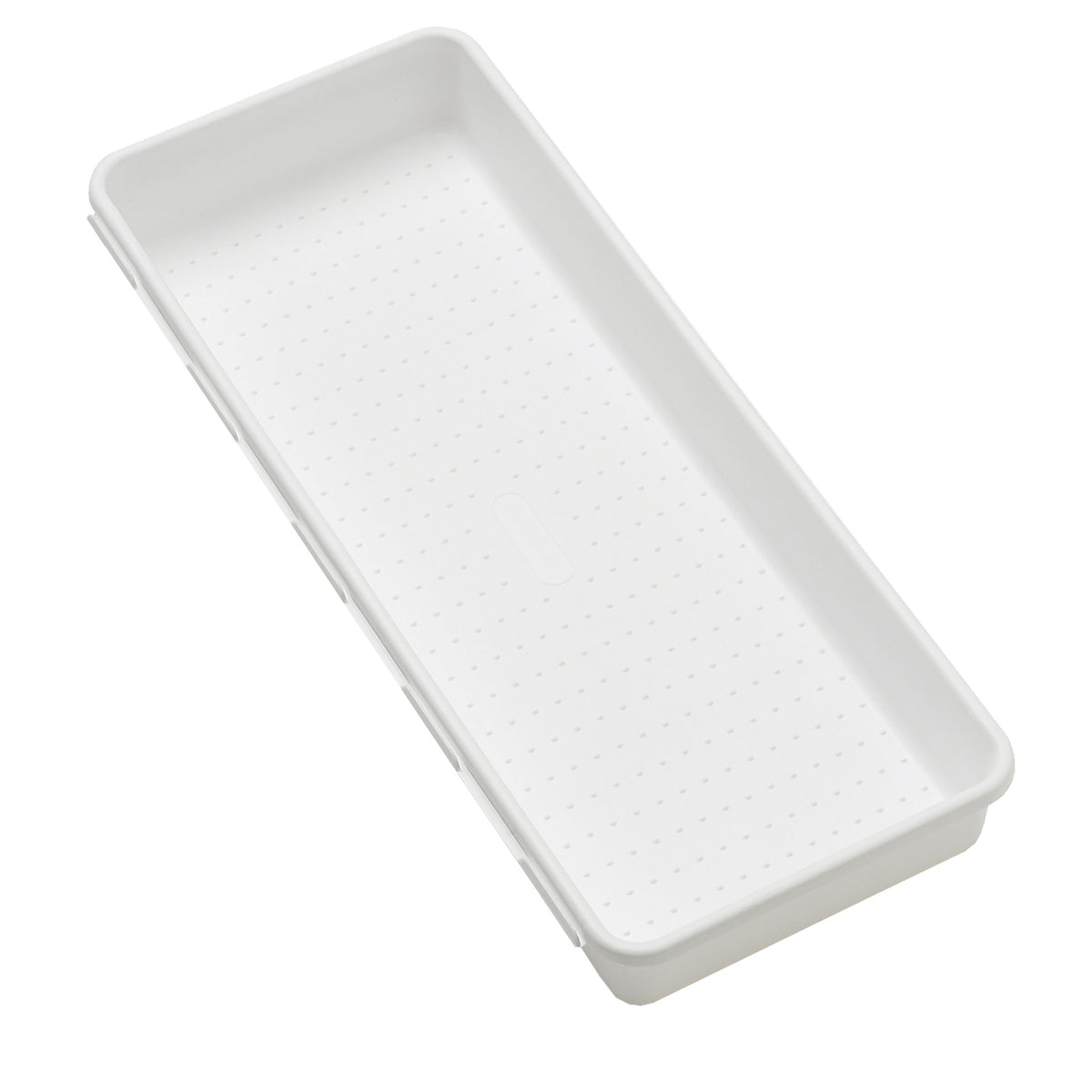 Madesmart Large Wide Interlocking Bin 39.4 x 15.9 x 4.9cm - White