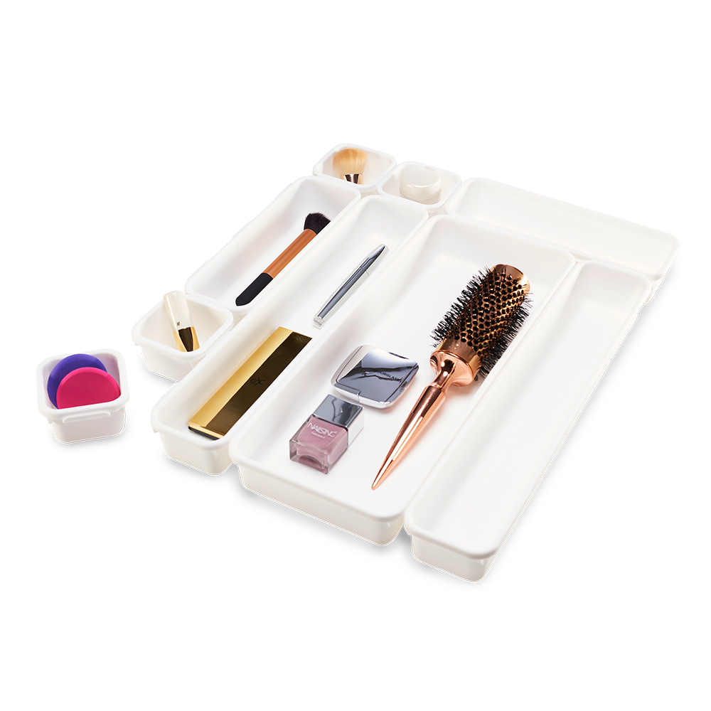 Madesmart 9 Pce Large Bin Multi-Pack - White