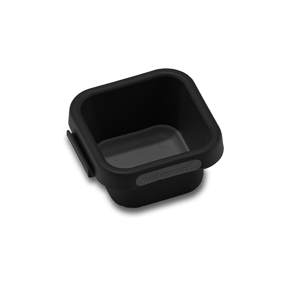 Madesmart Small Square Interlocking Bin 8.3 x 8.3 x 4.8cm - Carbon