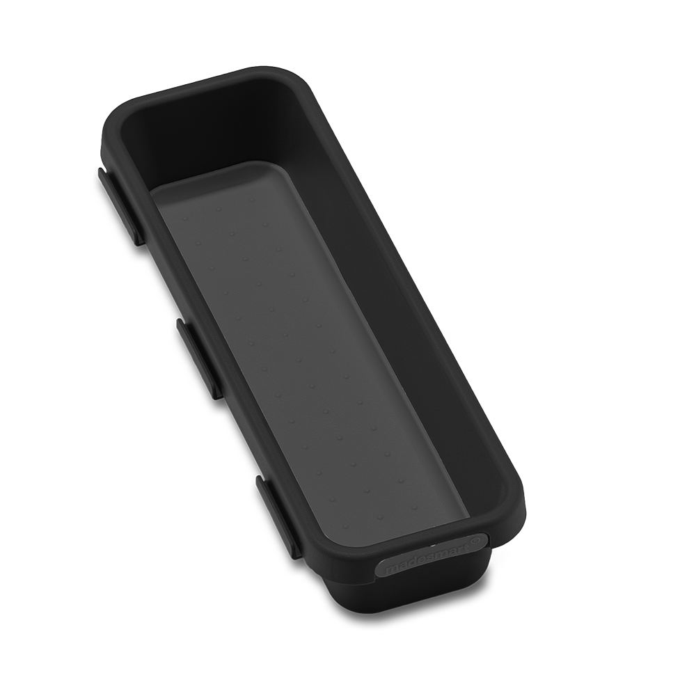 Madesmart Medium Narrow Interlocking Bin (Sz) - Carbon