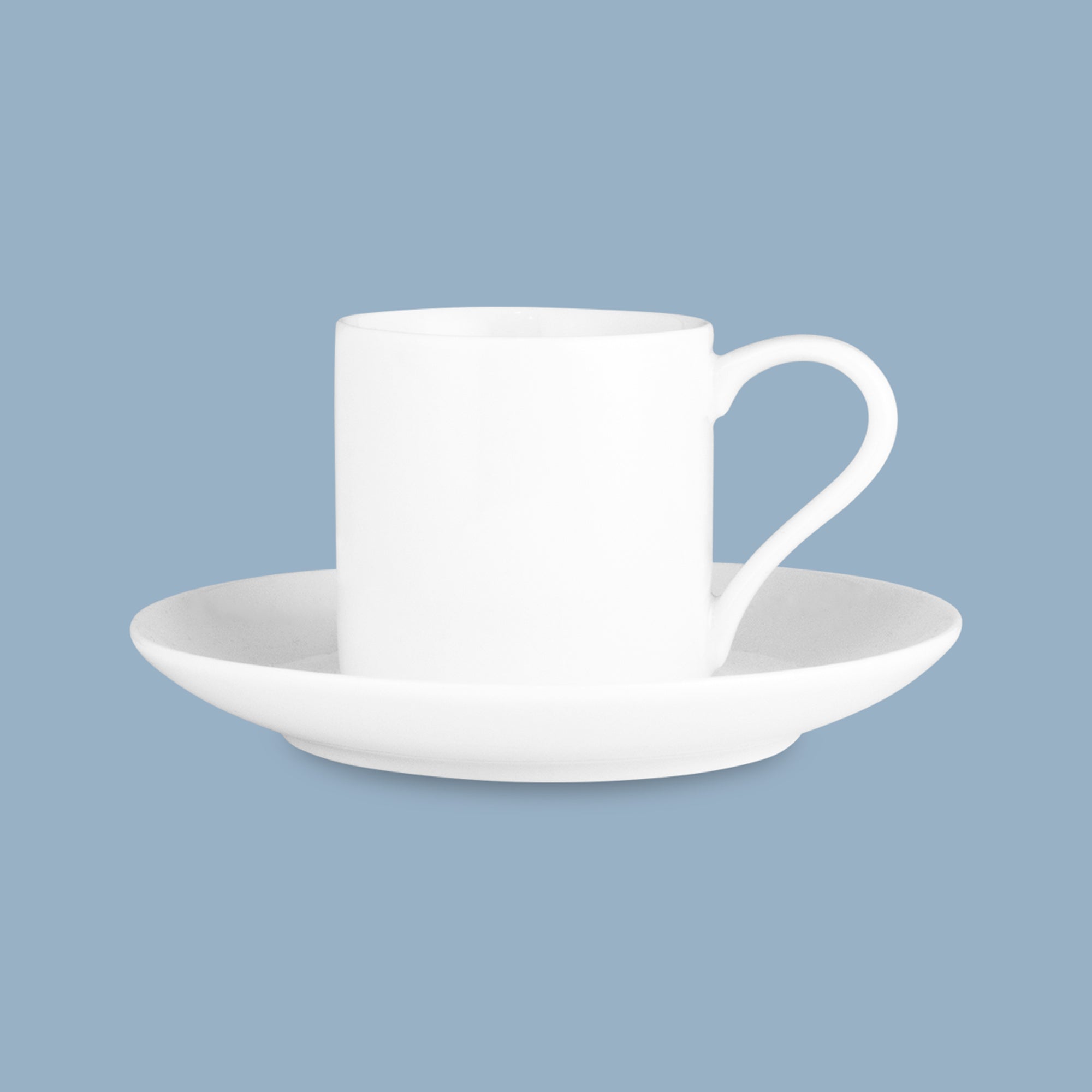 Wilkie Brothers Straight Demi Cup and Saucer, 100ml