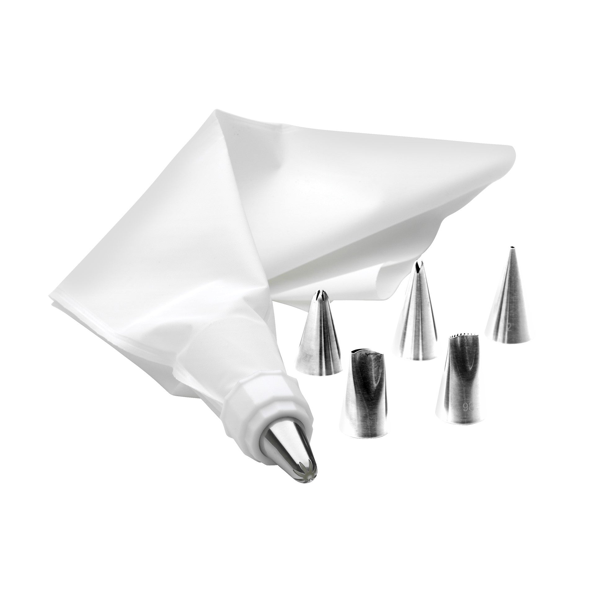 Pyrex Platinum 7 Piece Cake Decorating Pack Set