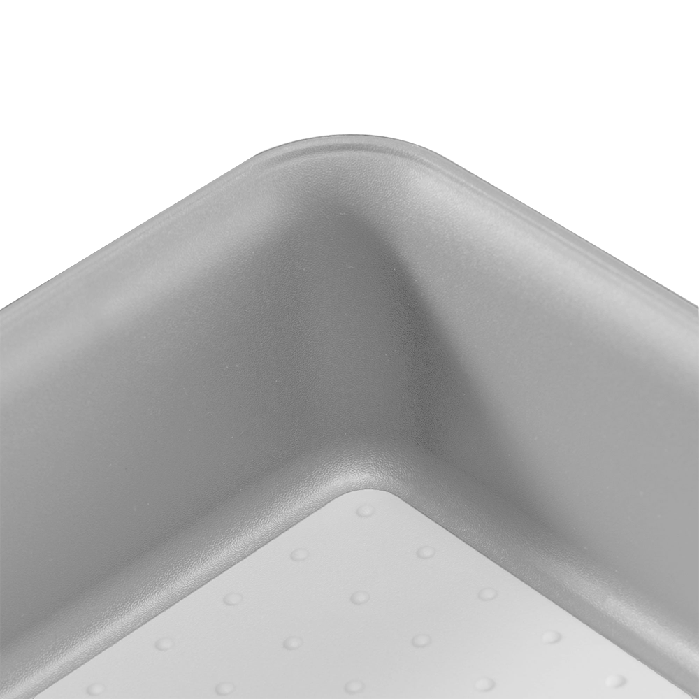 Madesmart Small Storage Bin 24.98 x 9.7 x 5.1cm - Soft Grey